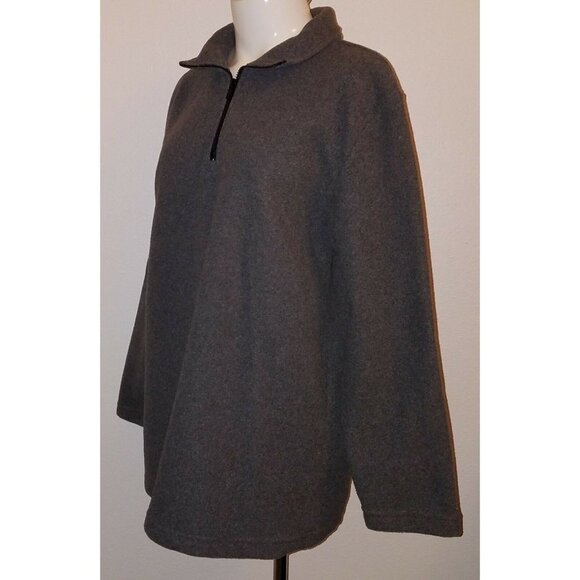 Atlantique Gray Pullover Fleece Top Jacket Women's Size Medium Canada - Picture 4 of 7